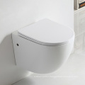 Bathroom Golden Hanging Toilet Villa Electroplating Ceramic Hanging Toilet